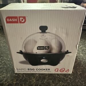 DASH DEC005BK 6 Eggs Electric Poacher Steamer Boiler - Black